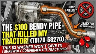 Kubota Hydraulic Leak Fix TD170-58270 COMP PIPE (HST)