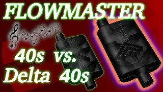 FlowMaster 40s vs 40 Series Delta Flows on a Fox Body Mustang